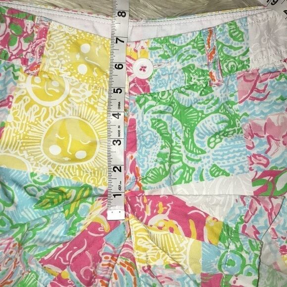 Lilly Pulitzer Callahan Shorts Patchwork Print - Picture 6 of 7